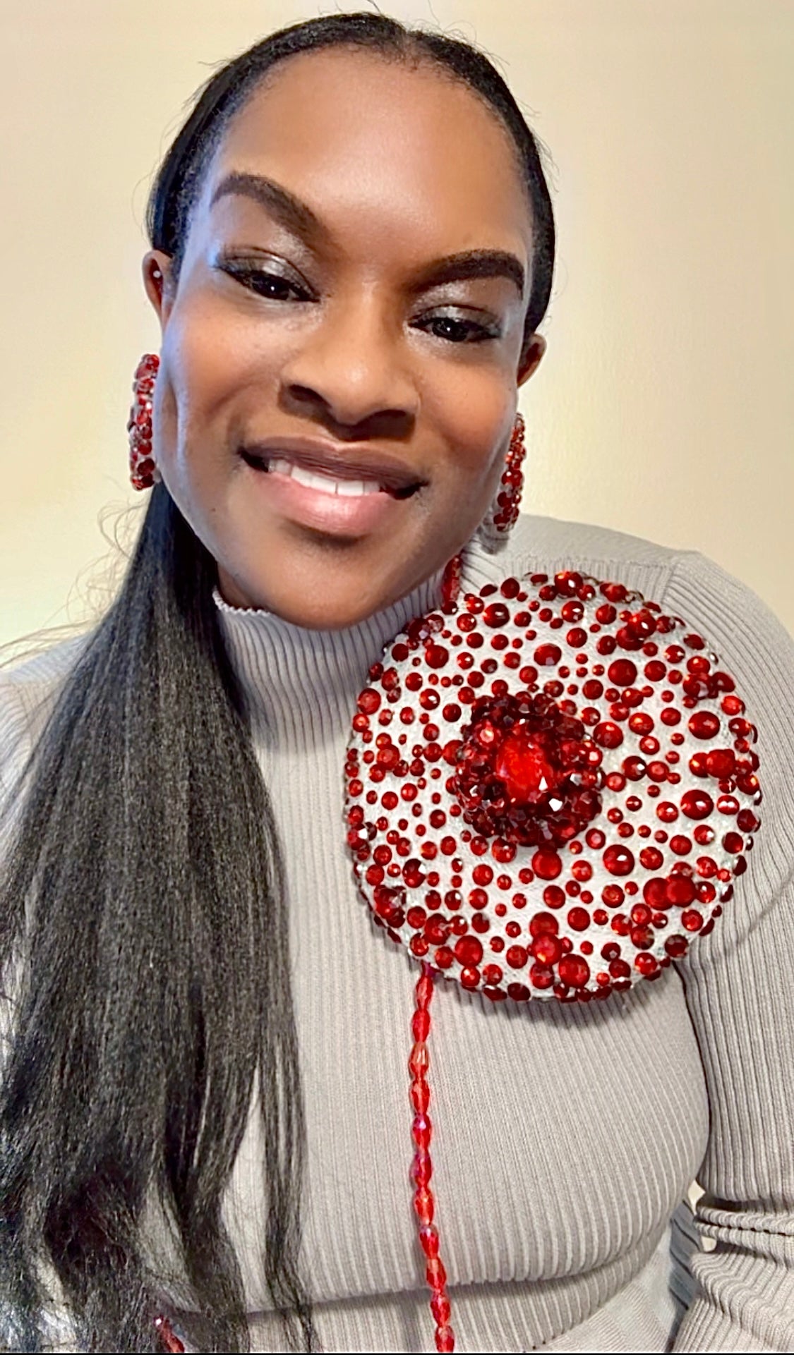 Ruby Galaxy (BO) Corsage Set