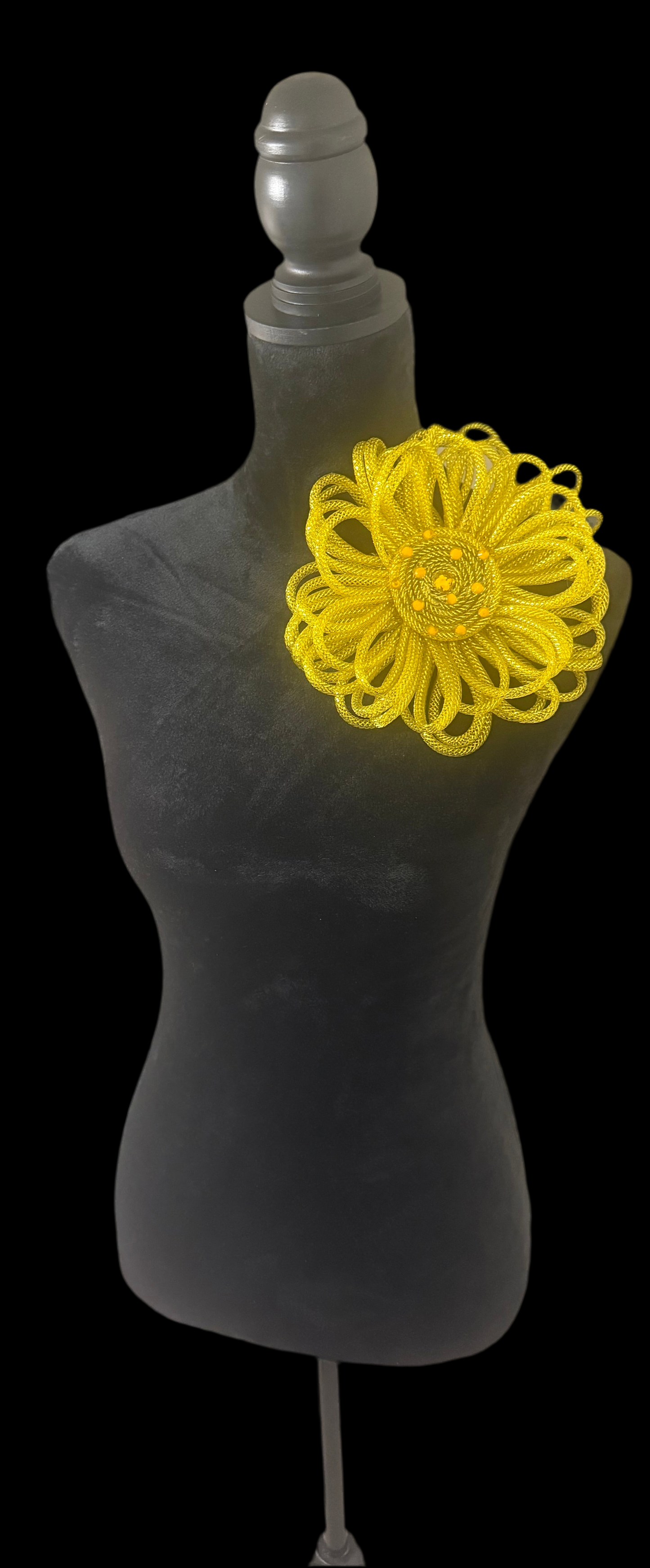 Gold Floral Corsage Set