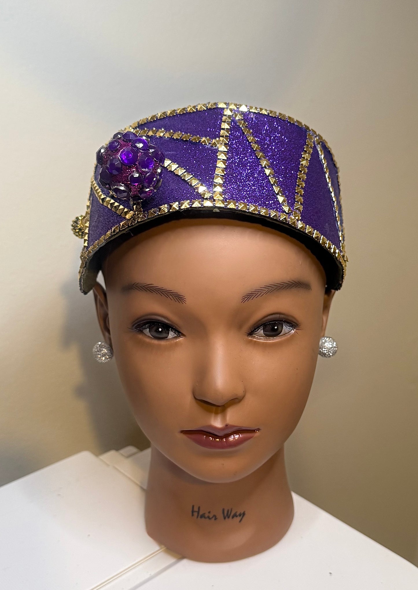 Purple & Gold Headband