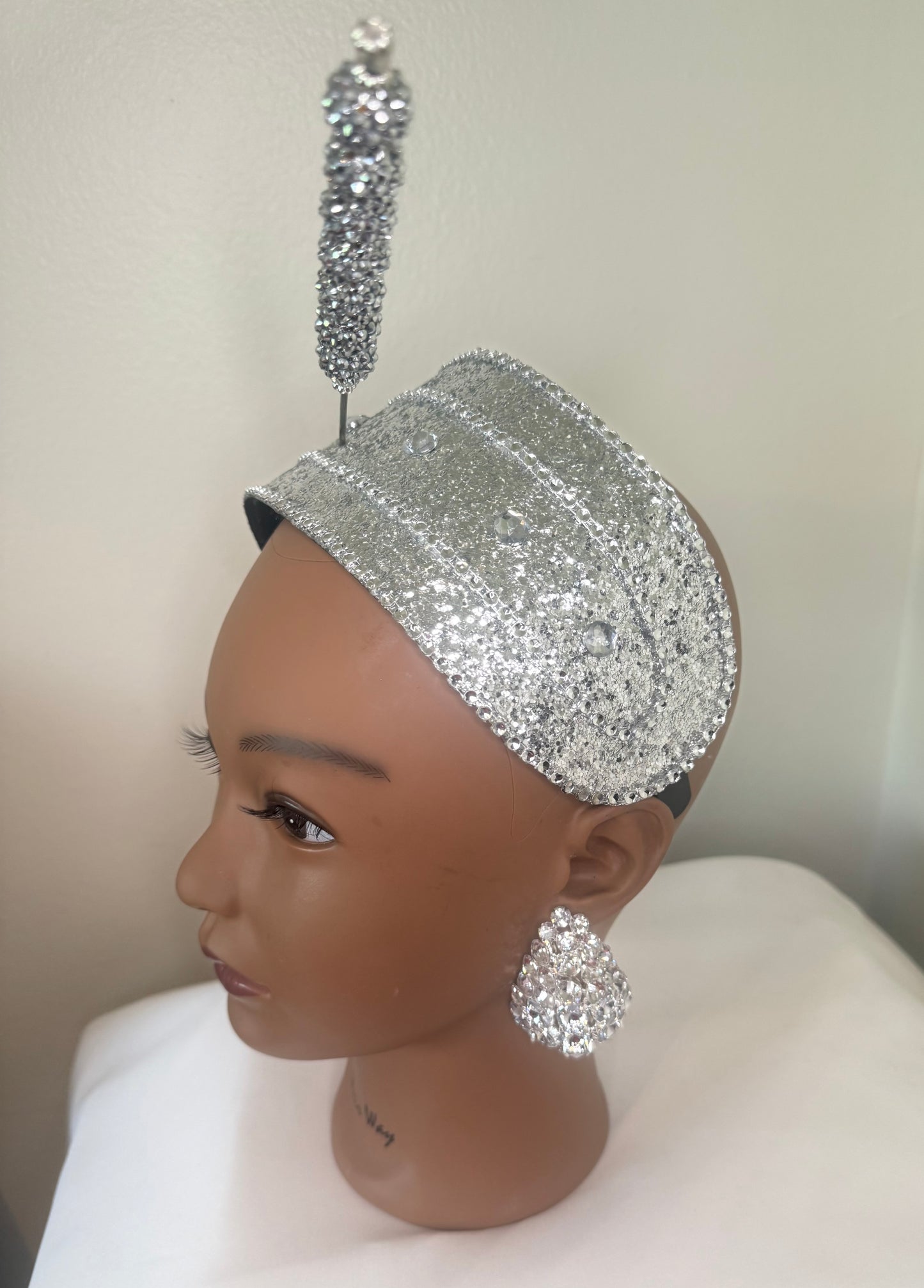 Silver Lady Fascinator