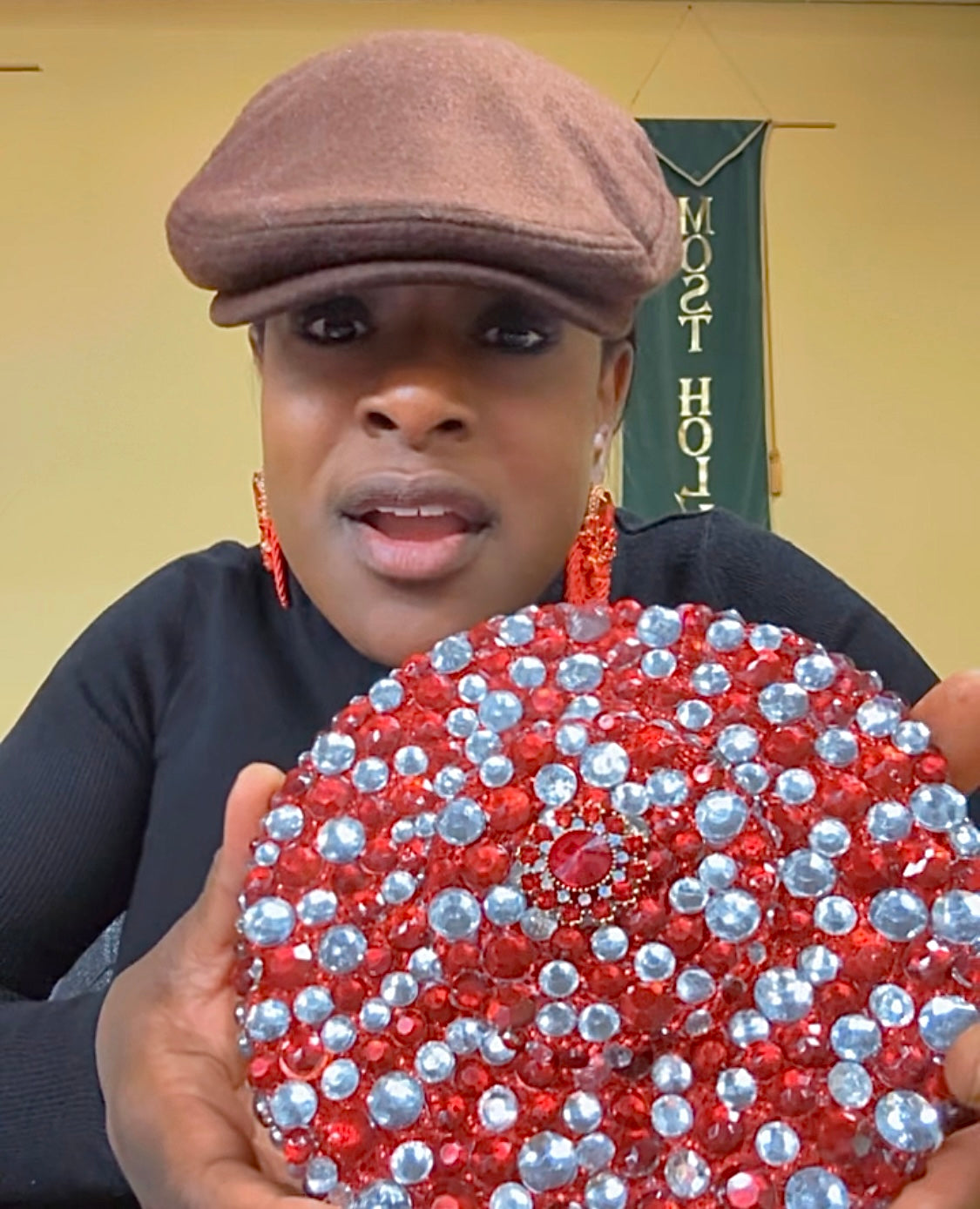 Red Diamonds Galaxy Corsage