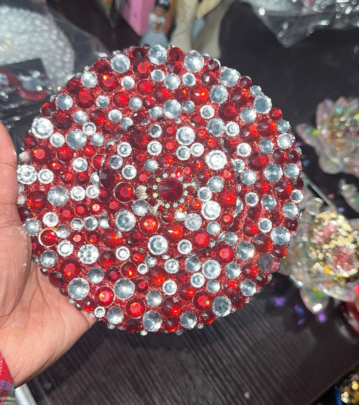 Red Diamonds Galaxy Corsage