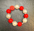 Red & White Bracelet