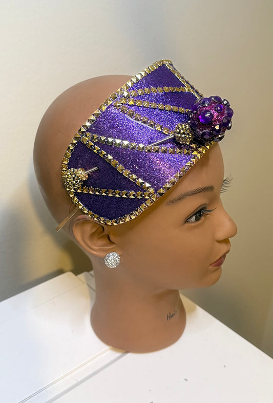 Purple & Gold Headband