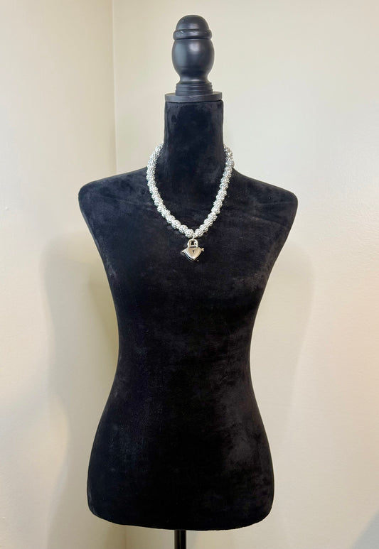 Silver Locket Necklace
