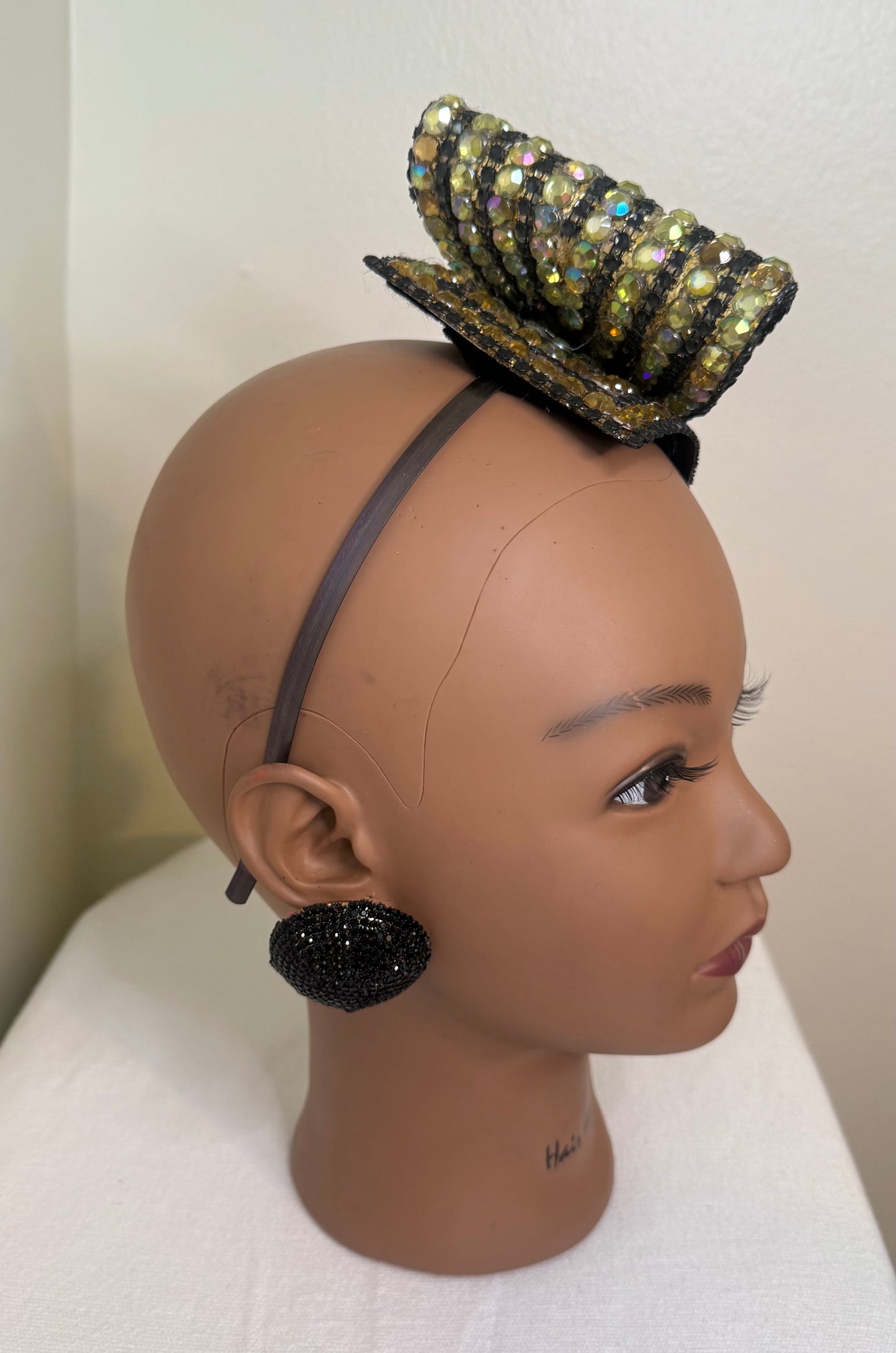 Gold & Black Headpiece