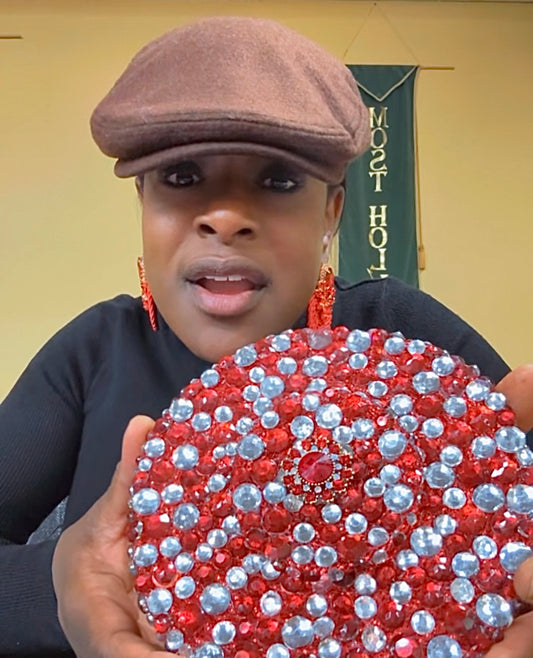 Red Diamonds Galaxy Corsage