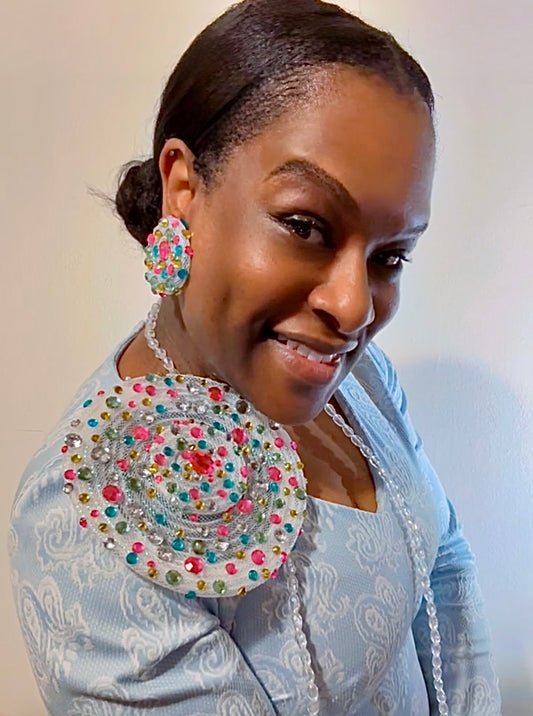 Galaxy (BO) Light Blue Multi